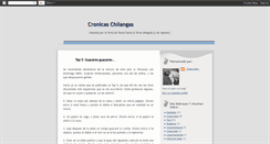 Desktop Screenshot of cronicaschilangas.blogspot.com