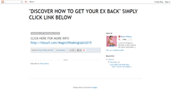 Desktop Screenshot of getting-your-ex-back.blogspot.com