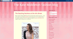 Desktop Screenshot of katemiddletonfashionblog.blogspot.com