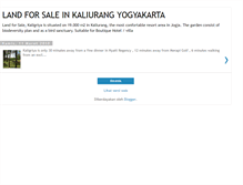 Tablet Screenshot of jualtanahdijogjakarta.blogspot.com