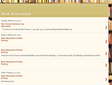 Tablet Screenshot of book-restoration.blogspot.com