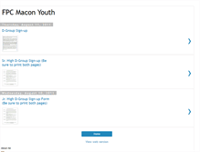 Tablet Screenshot of fpcmaconyouth.blogspot.com