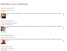 Tablet Screenshot of marbellaluxuryweekend.blogspot.com