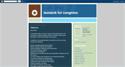 Desktop Screenshot of leonardiforcongress.blogspot.com
