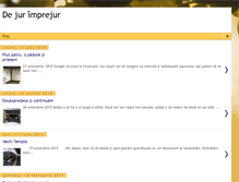 Tablet Screenshot of dejurimprejur.blogspot.com