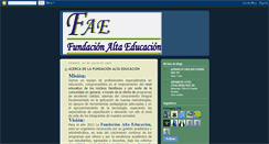 Desktop Screenshot of fundacionaltaeducacion.blogspot.com