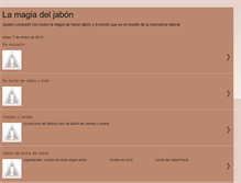 Tablet Screenshot of lamagiadeljabon.blogspot.com