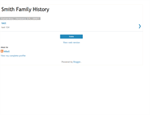 Tablet Screenshot of mikesmithfamily.blogspot.com