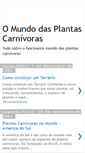 Mobile Screenshot of mundoplantascarnivoras.blogspot.com