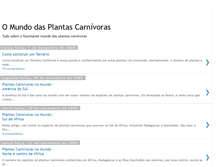 Tablet Screenshot of mundoplantascarnivoras.blogspot.com