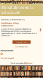 Mobile Screenshot of mindfulness-educacion.blogspot.com