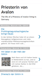 Mobile Screenshot of priesterinvonavalon.blogspot.com