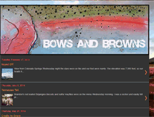 Tablet Screenshot of bowsandbrowns.blogspot.com