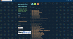 Desktop Screenshot of gamesjuegos.blogspot.com