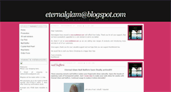 Desktop Screenshot of eternalglam.blogspot.com