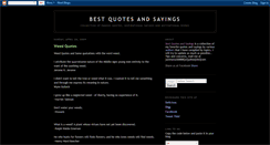 Desktop Screenshot of bestquotesandsayings.blogspot.com