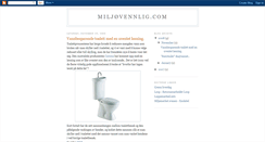 Desktop Screenshot of miljovennlig.blogspot.com