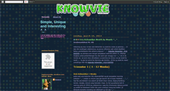 Desktop Screenshot of knowvie.blogspot.com