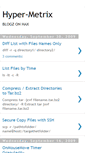 Mobile Screenshot of hyper-metrix.blogspot.com