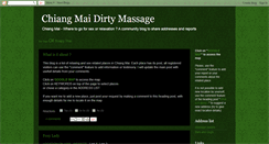 Desktop Screenshot of chiangmai-dirtymassage.blogspot.com