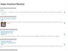 Tablet Screenshot of huonintuitiveparents.blogspot.com