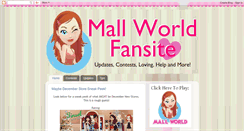 Desktop Screenshot of mallworldfansite.blogspot.com