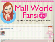 Tablet Screenshot of mallworldfansite.blogspot.com