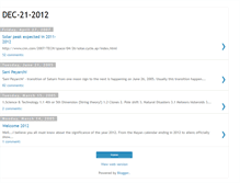 Tablet Screenshot of dec-21-2012.blogspot.com