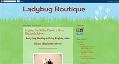 Desktop Screenshot of jamiesladybugboutique.blogspot.com