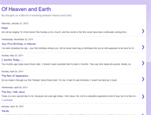 Tablet Screenshot of jennifer-ofheavenandearth.blogspot.com
