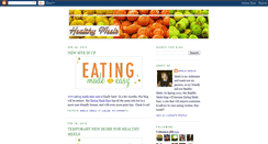 Desktop Screenshot of healthymeels.blogspot.com