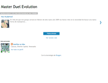 Tablet Screenshot of masterduelevolution.blogspot.com