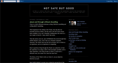 Desktop Screenshot of notsafebutgood.blogspot.com