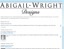 Tablet Screenshot of abigailwrightdesigns.blogspot.com