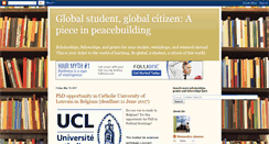 Desktop Screenshot of globalstudent-citizen.blogspot.com