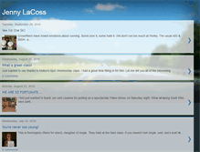Tablet Screenshot of jennylacoss.blogspot.com