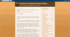 Desktop Screenshot of iniciativas-ciudadanas.blogspot.com