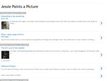 Tablet Screenshot of jessiepaintsapicture.blogspot.com