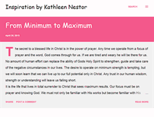 Tablet Screenshot of kathleennestor.blogspot.com