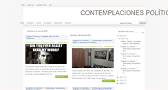 Desktop Screenshot of contemplacionespoliticas.blogspot.com