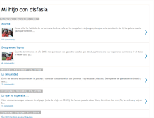 Tablet Screenshot of disfasia-hijo.blogspot.com