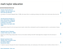 Tablet Screenshot of marktayloreducation.blogspot.com