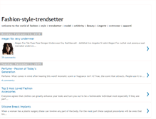 Tablet Screenshot of fashion-style-trendsetter.blogspot.com
