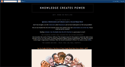 Desktop Screenshot of knowledgecreatespower.blogspot.com