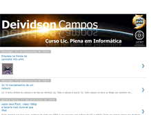 Tablet Screenshot of deividsoncampos.blogspot.com