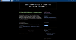 Desktop Screenshot of celebracionesyeventosfashiongourmet.blogspot.com