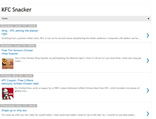 Tablet Screenshot of kfcsnacker.blogspot.com