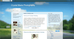 Desktop Screenshot of crystalmariephotography.blogspot.com