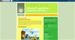 Desktop Screenshot of completelydifferent1.blogspot.com