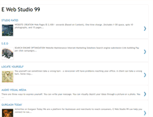 Tablet Screenshot of ewebstudio99.blogspot.com